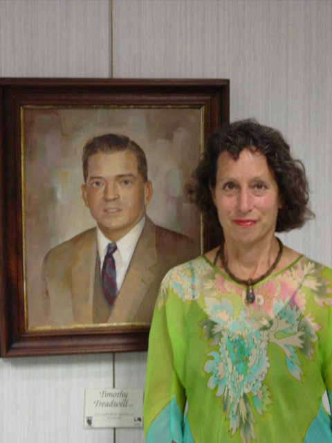 Treadwell portrait and artist Leslie Bender